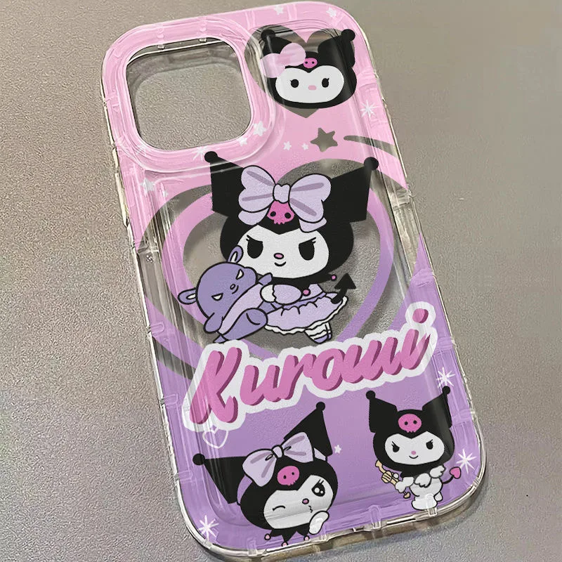 Cartoon Hello Kittys Kuromis  Clear Case for Xiaomi Redmi NOTE 8 9A 9C 9T 9S 10 11 12C K40 Pro Plus 5G Airbag Shockproof Cover