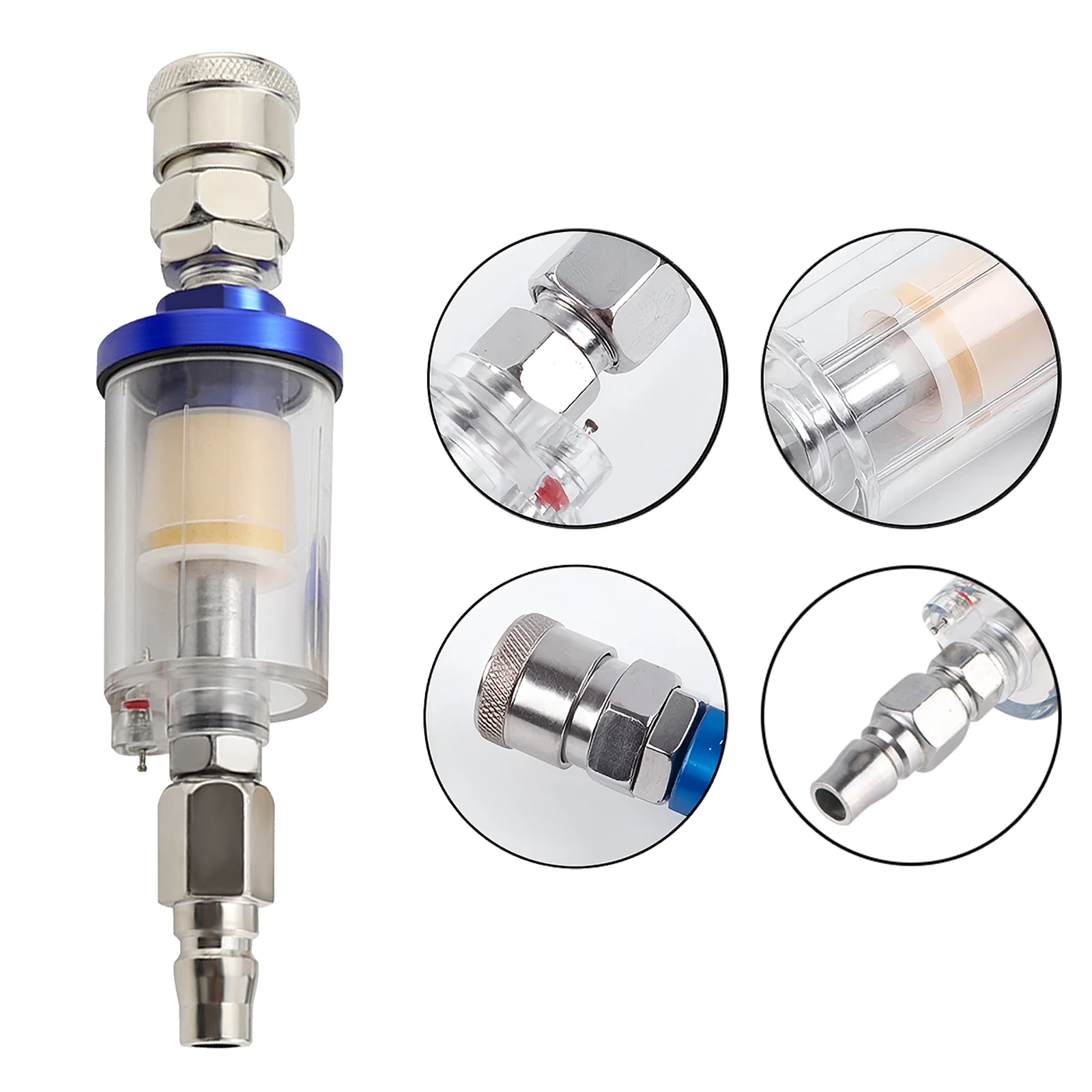 Spray gun oil-water separator filter, pneumatic air compressor filter, water filter, dry air pump, air-water separation filter