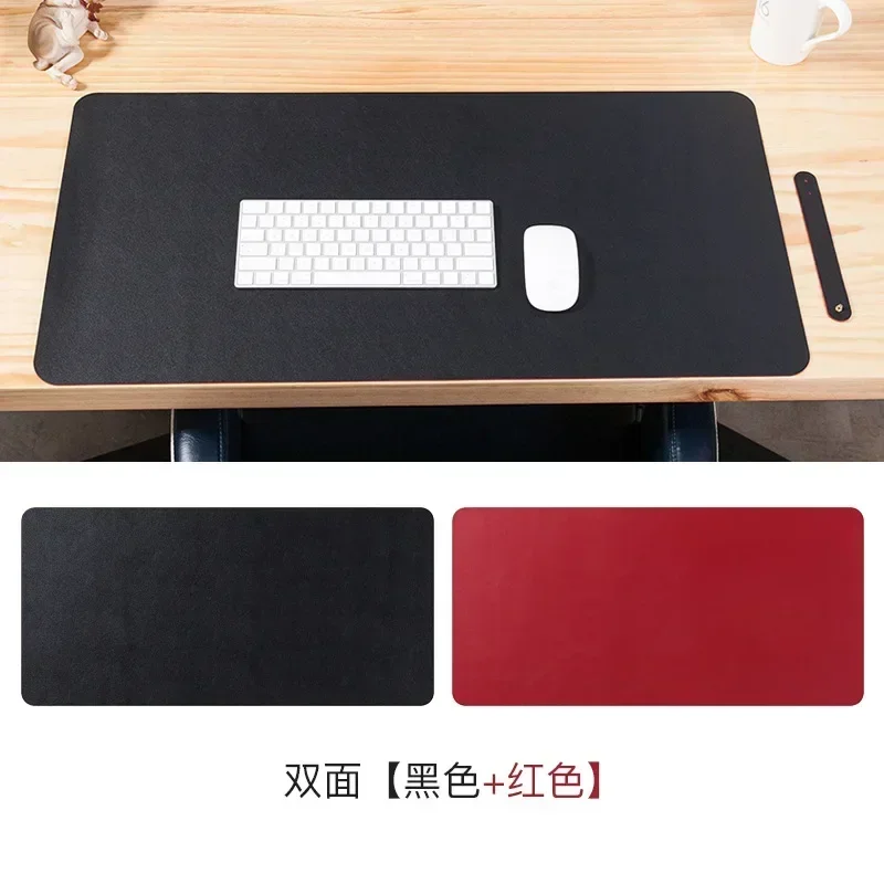 2024 New office Mouse Pad 90x45/80x40cm PC Mousepad XXL Computer Waterproof Table Pad PU Leather Large Desk Mat Double-sided