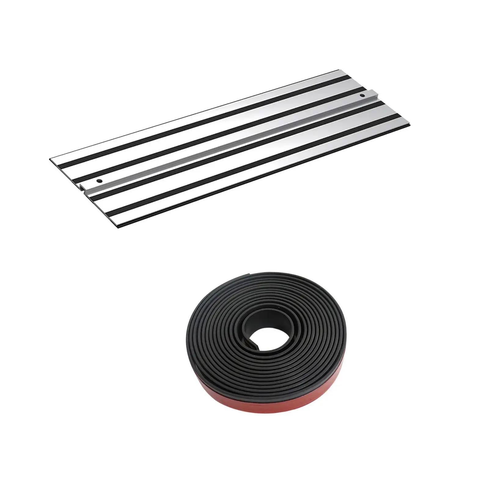 Track Saw Guide Rail Aluminum Alloy Multiuse Practical Guide Rail for Drill Press Table Woodworking Accessories