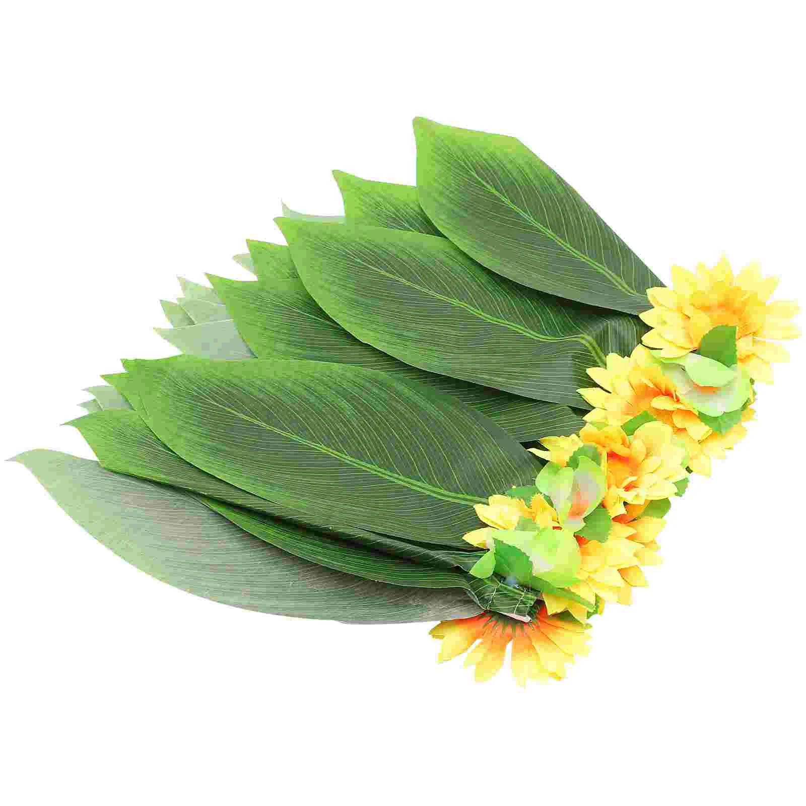 

Grass Skirts for Luau Party Straw Simulation Leaf Prom Dresses Hula Banquet Hawaiian Outfit Decor