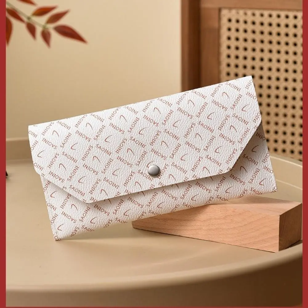 Moda grande capacidade carteira feminina multifuncional premium couro saco de embreagem slots de cartão impressão carteira fina