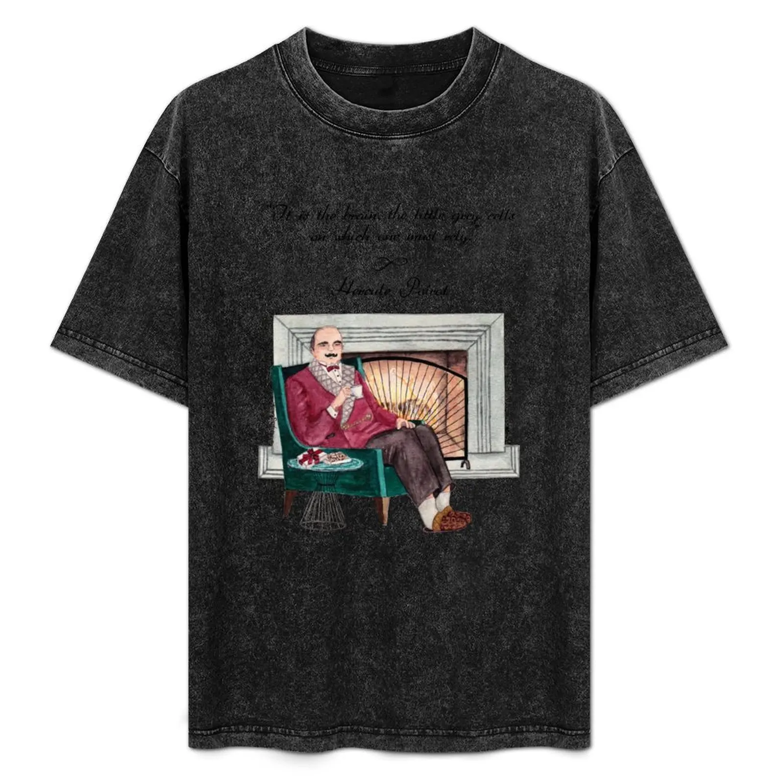 

The Chocolate Box, Agatha Christie's Hercule Poirot T-Shirt Holiday Party T-Shirt for Men
