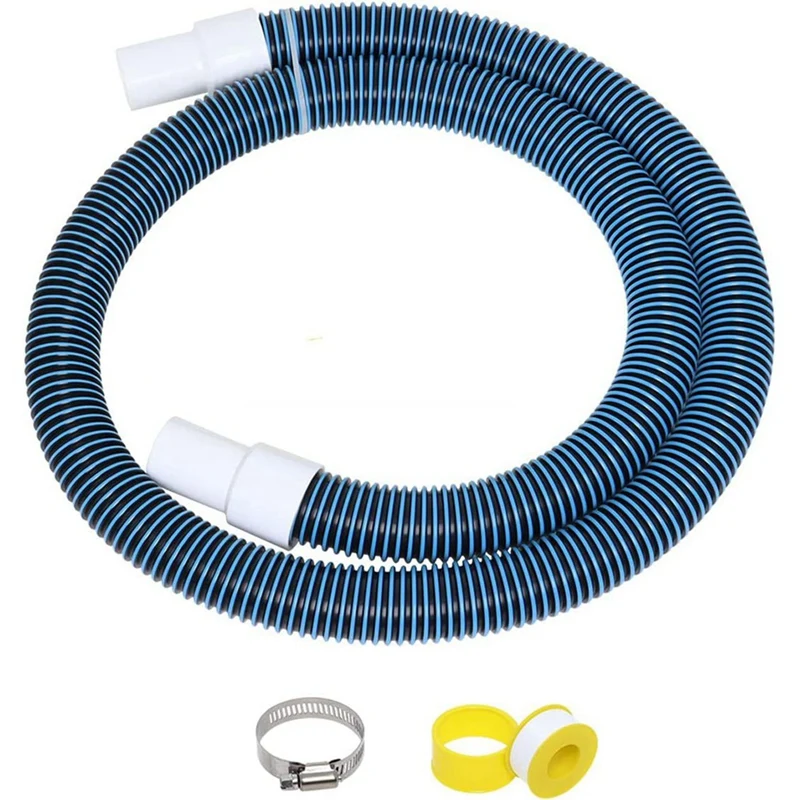 1-1/2In Swimming Pool Filter Hose Replacement Kit,1.5In Above Ground Pool Filter Hose For Filter,Pump,Vacuum And Skimmer