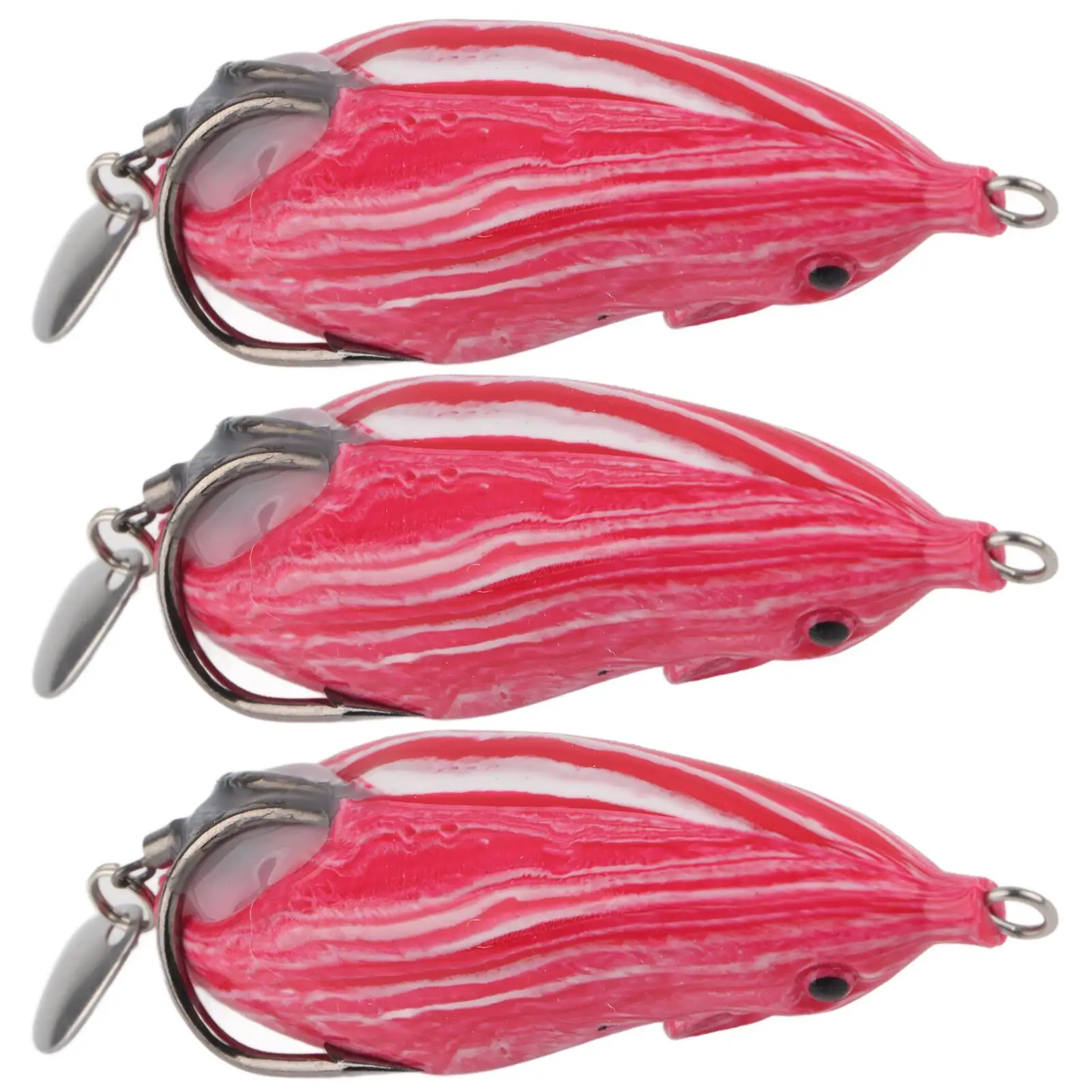 

3Pcs Soft Snakehead Fishing Lure Set - Realistic Bait Tackle for Freshwater