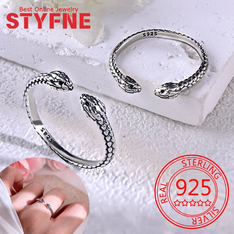 

925 Sterling Silver Women's ring Versatile Serpentine Ring Fine Silver Jewelry Anniversary Gift Bridal Ring