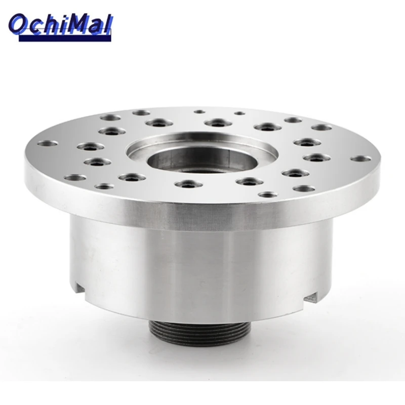 Three Jaw Hydraulic Chuck Vertical Base Vertical Hollow Oil Cylinder Machining Center Milling Machine Drilling Machine