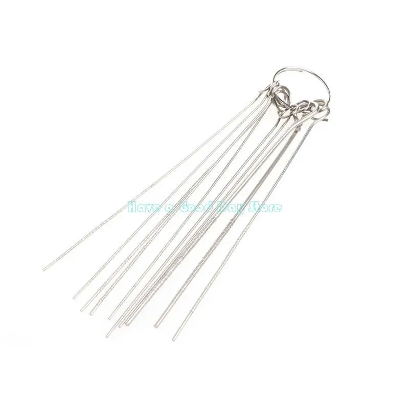 462D 10 Kinds Stainless Steel Needle Set Through Hole Desoldering Welding 0.7-1.3mm