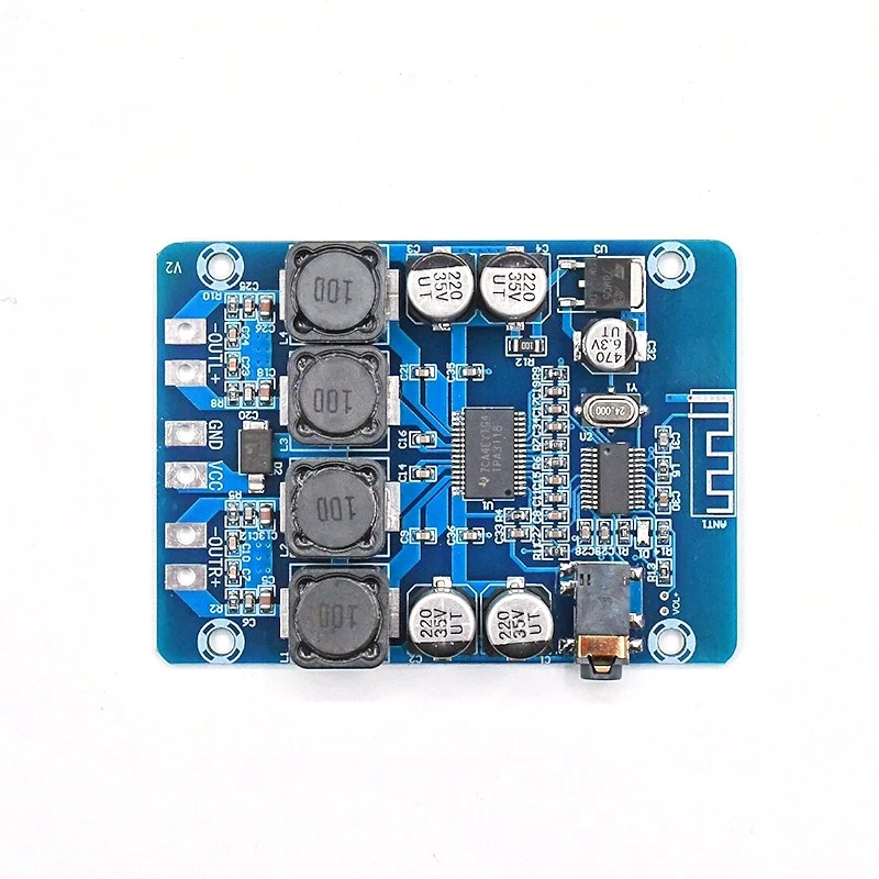 

New XH-M314 Bluetooth Digital Power Amplifier Board TPA3118 Dual 45W Audio Module AUX Decoding