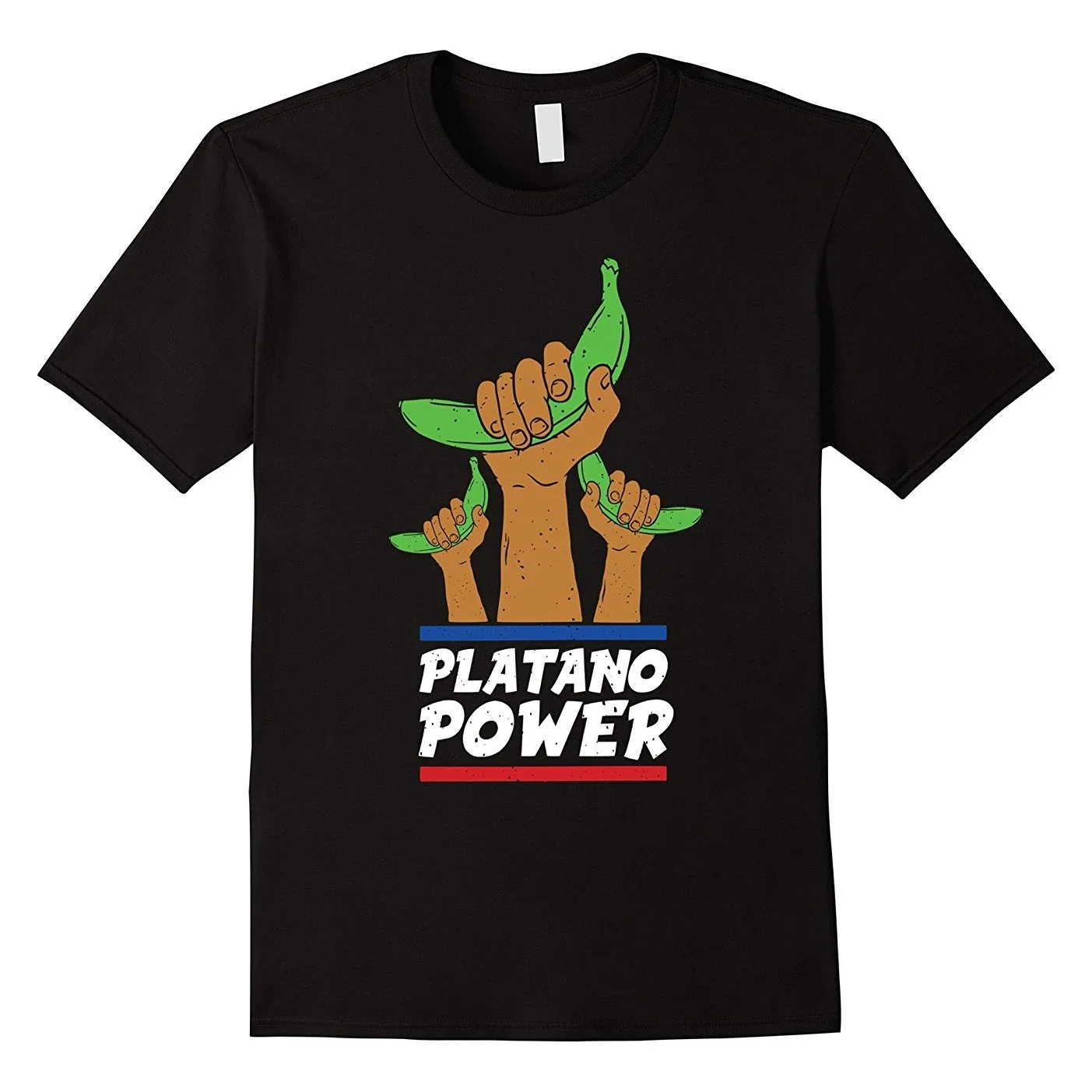 Poder de Platano. Camiseta de partidario de béisbol de la República Dominicana, nueva camiseta 100% de algodón de manga corta con cuello redondo, Top informal para hombre