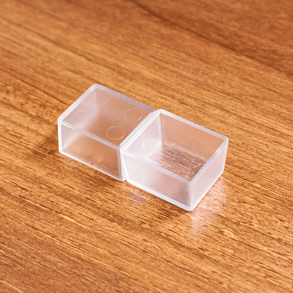 25/50 قطعة 2 مللي نصف مقالي ألوان مائية فارغة ، علب ألوان مائية بلاستيكية لزيوت الألوان المائية لوحة أكريليك للسفر #3