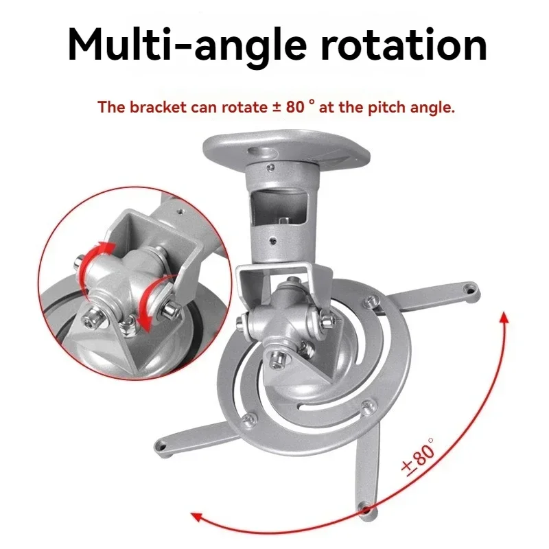 Hot Sale Projector Support Home Office Rotating Ceiling Frame Bearing 10kg