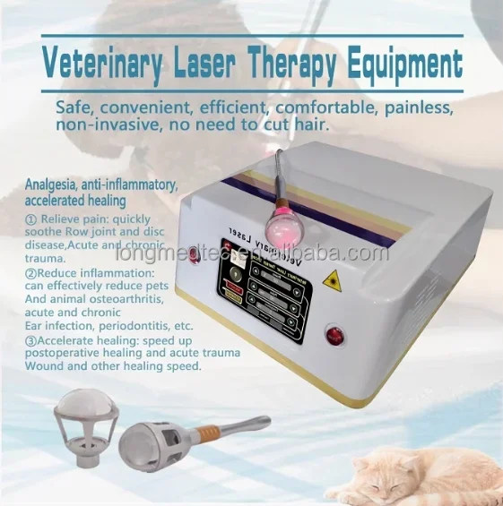 High Power 980nm Diode Class Iv Vet Laser wound healing Veterinary Laser Physiotherapy