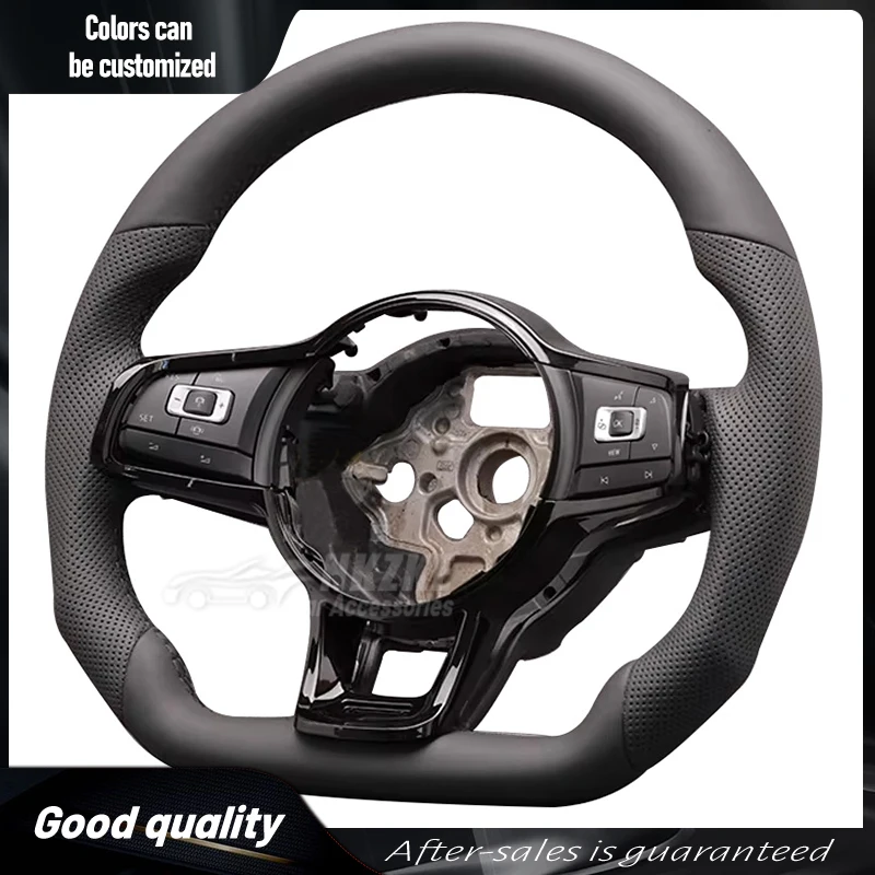 Suitable For Volkswagen Golf 7, 7.5, GTI, MK7 Steering Wheel, With Buttons, Shift Paddles, And Frame, Car Accessories