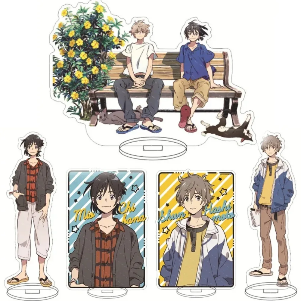 Anime Bl Han Vreemdeling Aan De Wal Acryl Stand Cosplay Hashimoto Shun Chibana Mio Fashion Modle Plate Bureau Decor Fan Cadeau