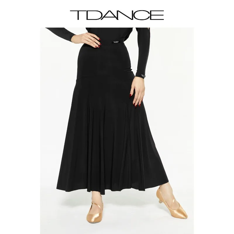 Customized TDANCE [Versatile Modern Half Skirt] Big Swing Half Skirt Practice Dress Class Dress Professional Basic Adult JM-05