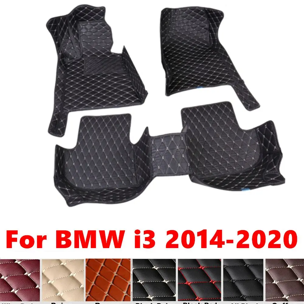 

Car Floor Mats For BMW i3 2020 2019 2018 17-2014 Custom Fit Front & Rear Floor Liner Cover Foot Pads Carpet Interior Accessories