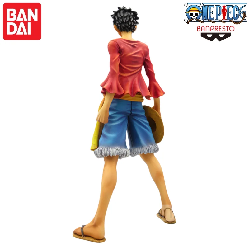 In Stock Bandai Banpresto Original One Piece Master Stars Piece Monkey D Luffy Doll Brand New Boxed Anime Characters Model