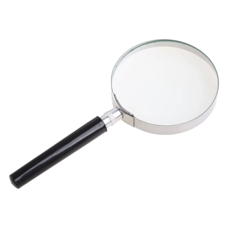 75mm Portable 5X Handheld Handy Magnifier Glass Lens Magnification