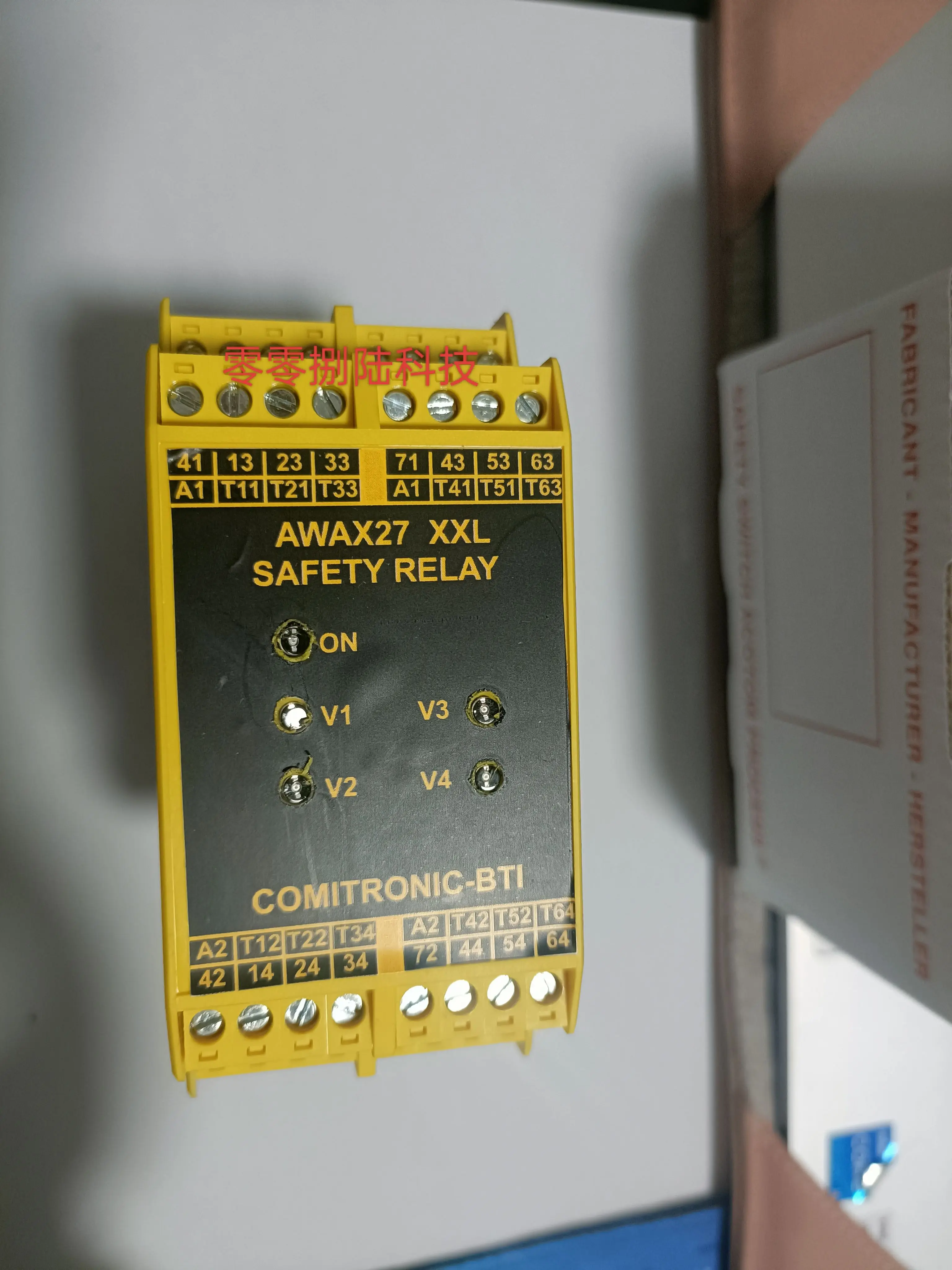 Official Authorized Agent French BTI Safety Relay AWAX 27XXL Original Genuine