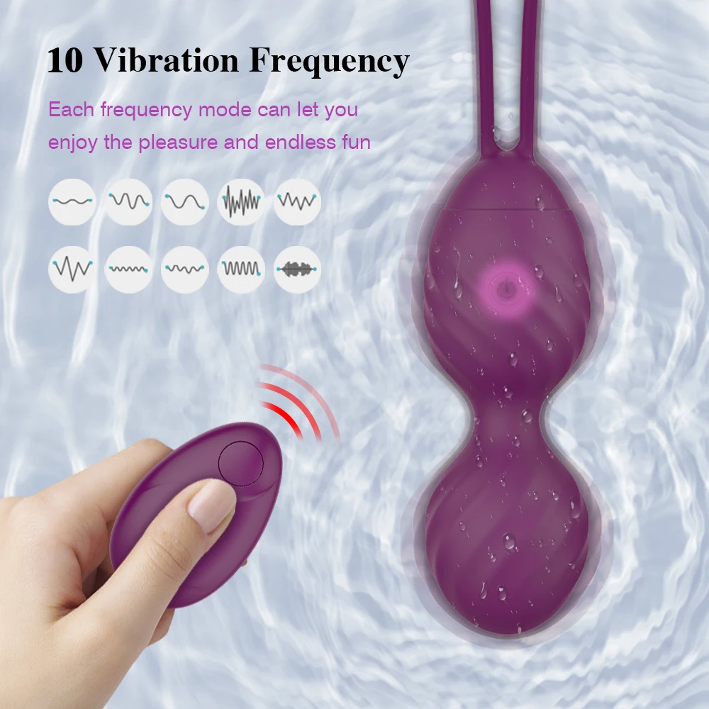 Wireless Remote Control Vagina Egg Tighten Exercise Vibrator For Women Kegel Balls Ben wa Ball G-Spot Vibrators Vagina Sex Toys