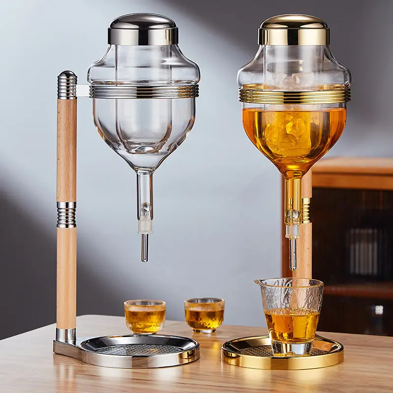 Iced wine jug, wine cooler, thimble, drip-leakage thermos faucet, red wine decanter