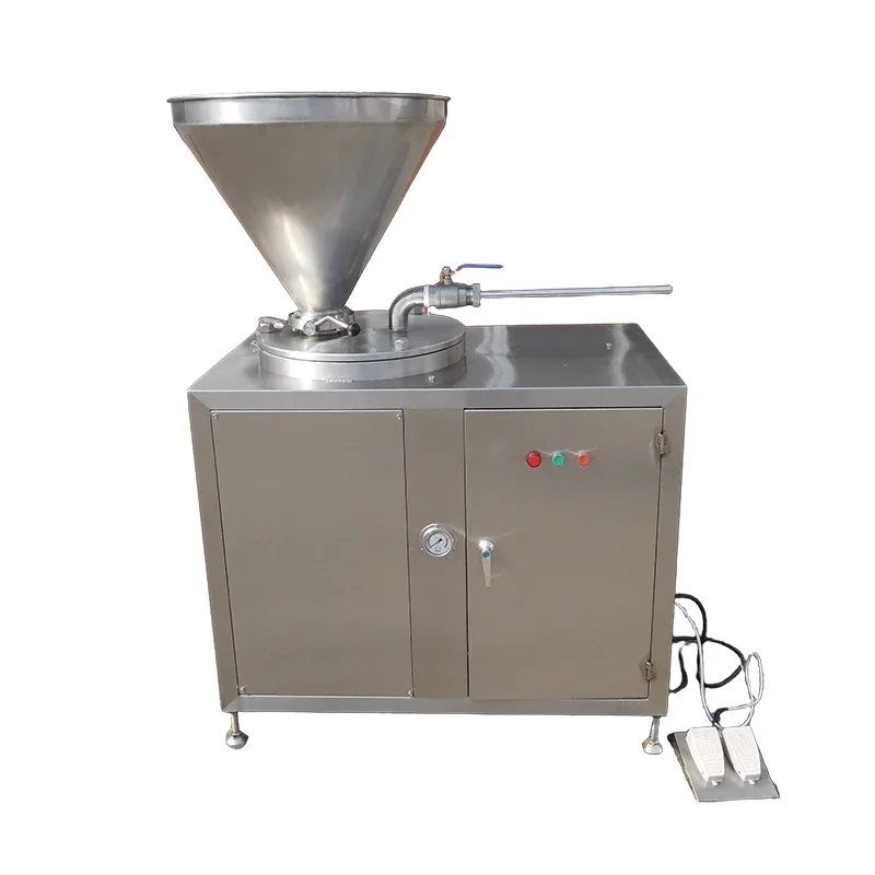 Electric vertical automatic fish and beef sausage making machine meat processing equipment price