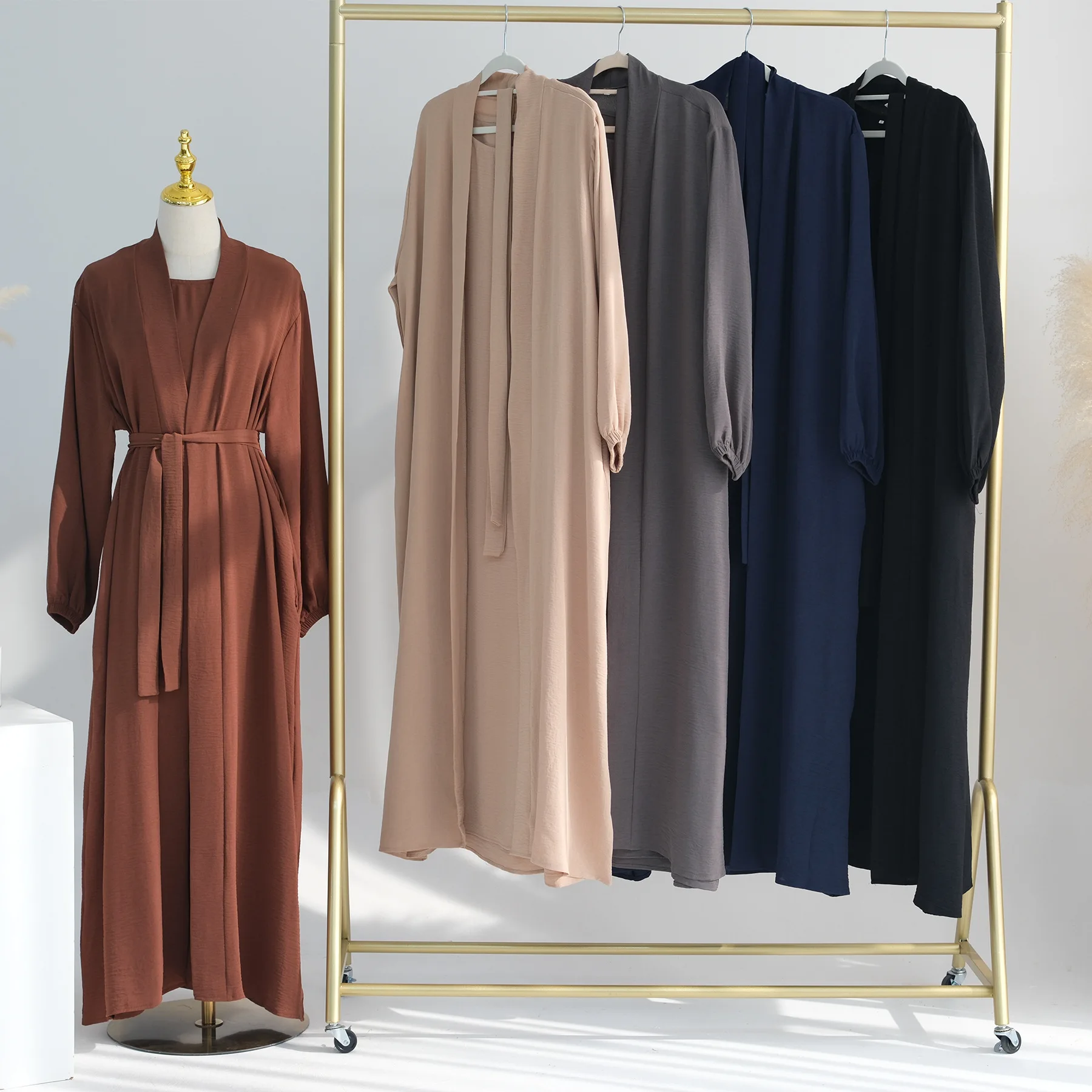 Ensemble musulmans pour femmes, robe de prière du Ramadan, robes modestes Eid dubaï Abaya, vêtements islamiques élégants, vêtements de fête, nouvelle collection 2025