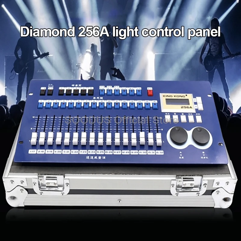 DJ DMX Controller 256A Mobile Lighting Console DMX 512 For LED Moving Head Strobe Lights Disco Stage Light Effect Professional