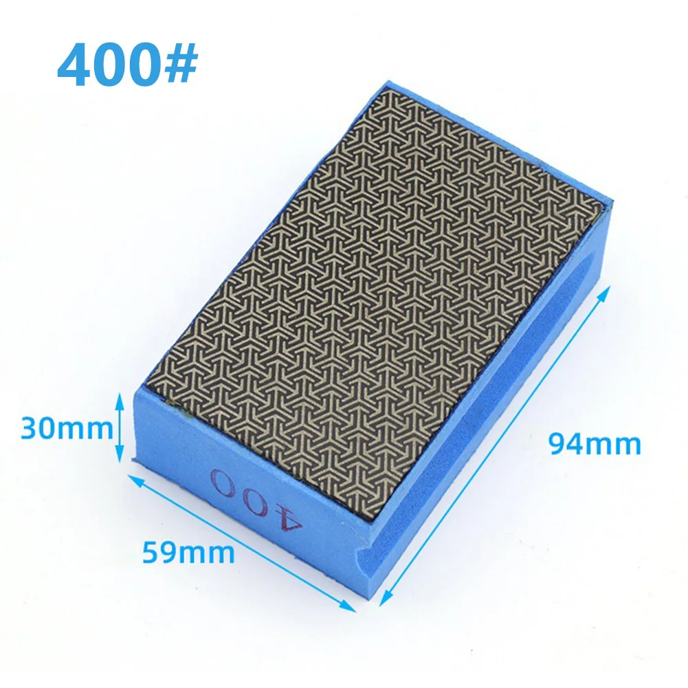 Imagem -05 - Diamante Mão Polimento Almofada 90x55 mm Telha Vidro Abrasivos Bloco de Moagem Almofadas Pedra Mármore Cerâmica Abrasivos Lixar Disco