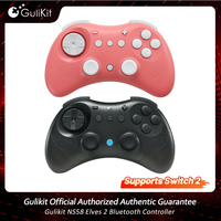 GuliKit Elves 2 Bluetooth Controller for Nintendo Switch / Switch 2,Windows, with Hall Effect Joysticks Support Switch 2 Wake-up