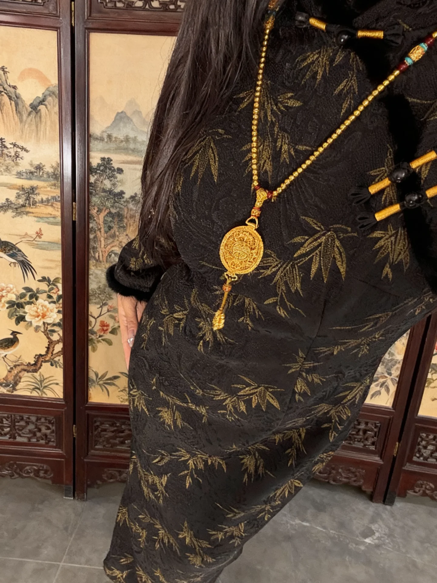 retro-bla-gold-emed-bamboo-le-dr-long-sve-sle-da-donna-materiale-caldo-in-poliestere-sle-cinese