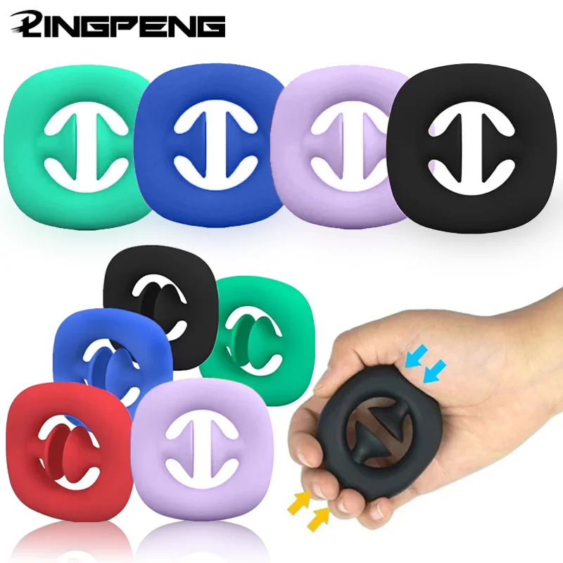 New Finger Decompression Grip Ball Press Silicone Finger Suction Cup Grip Exercise Arm Muscle Training Five-finger Toy