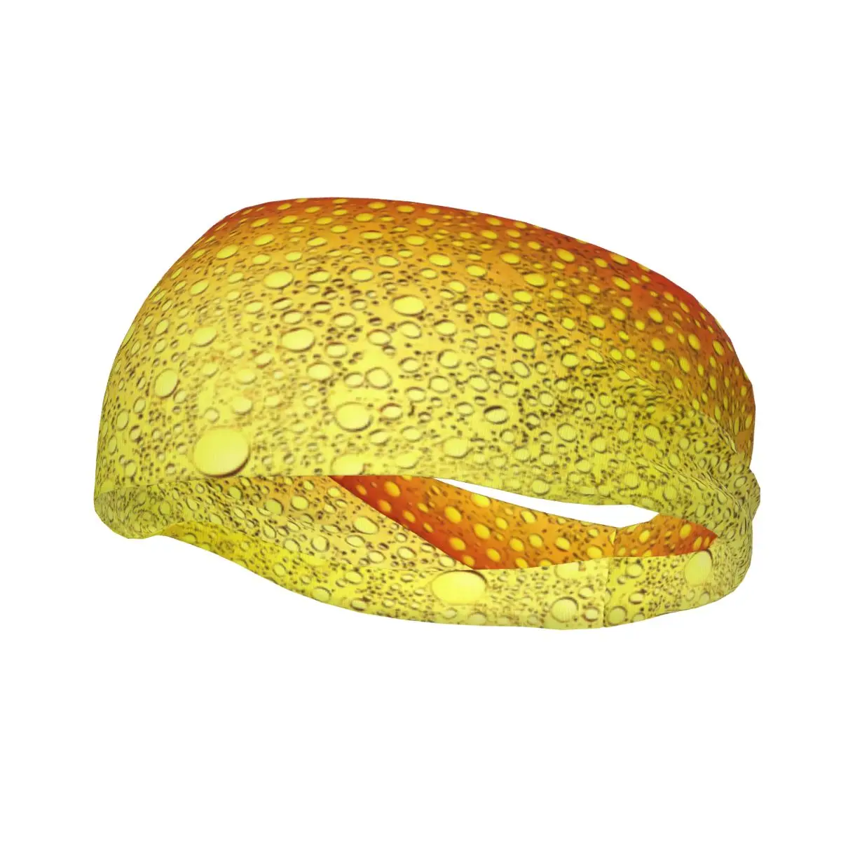 

Спортивная повязка на голову, дышащая повязка на голову, повязка на голову с каплями воды на пивном фоне, повязка на голову для йоги