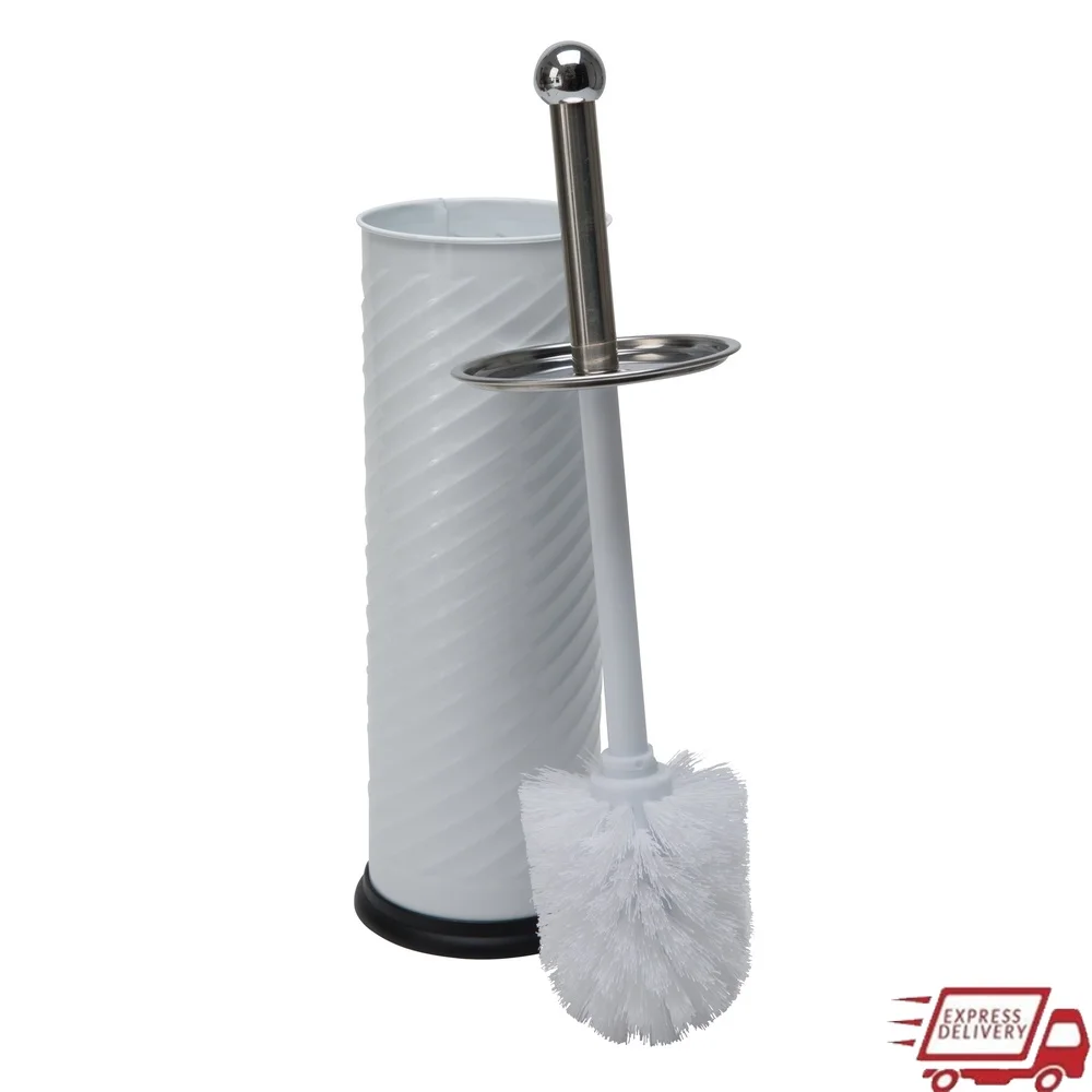 

Набор держателей для туалетной щетки с поворотной текстурой, прочный инструмент для чистки ванной комнаты, вентилируемый дизайн, сдержанное хранение, привлекательная ручка, бактерии