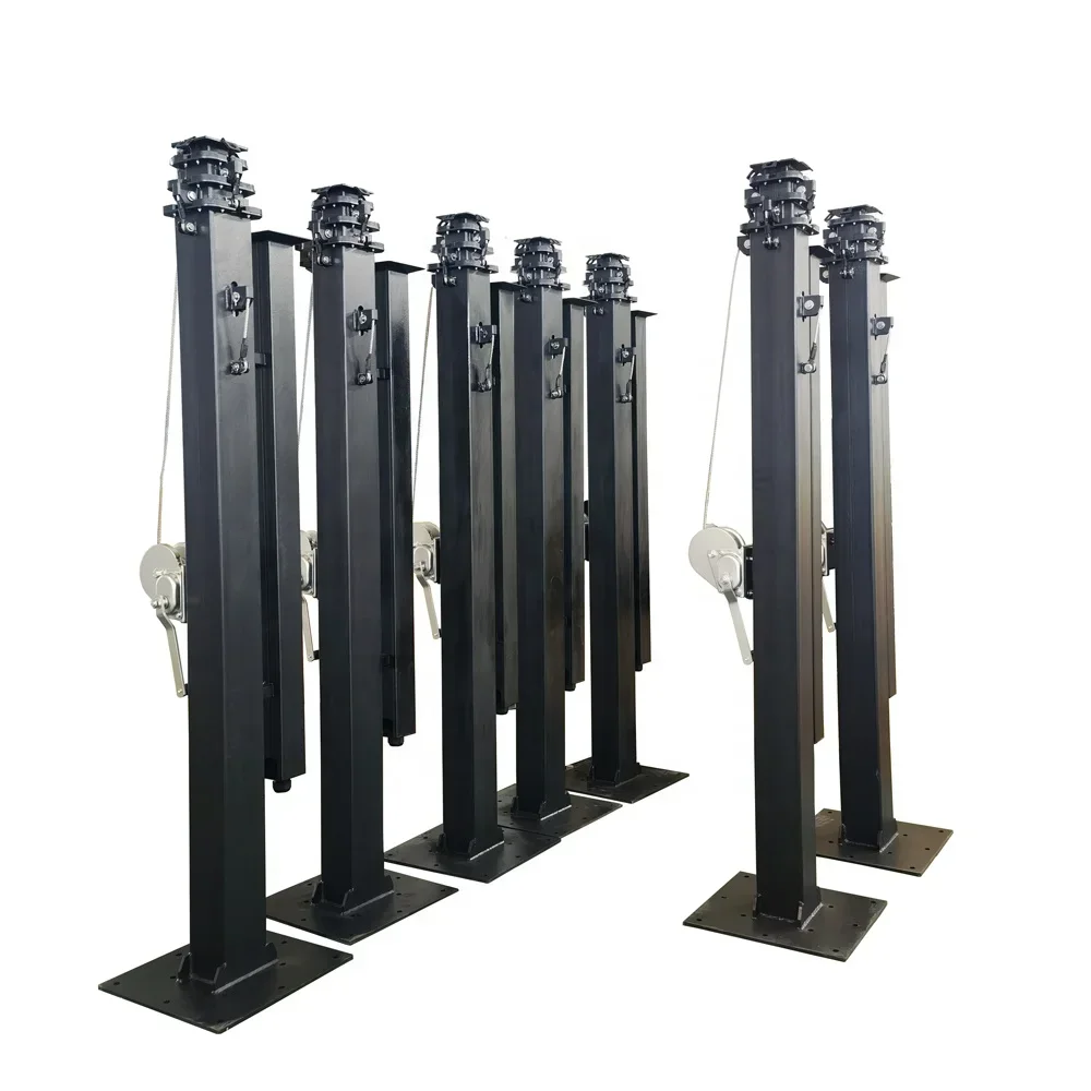 Mástil telescópico de torre de luz de poste