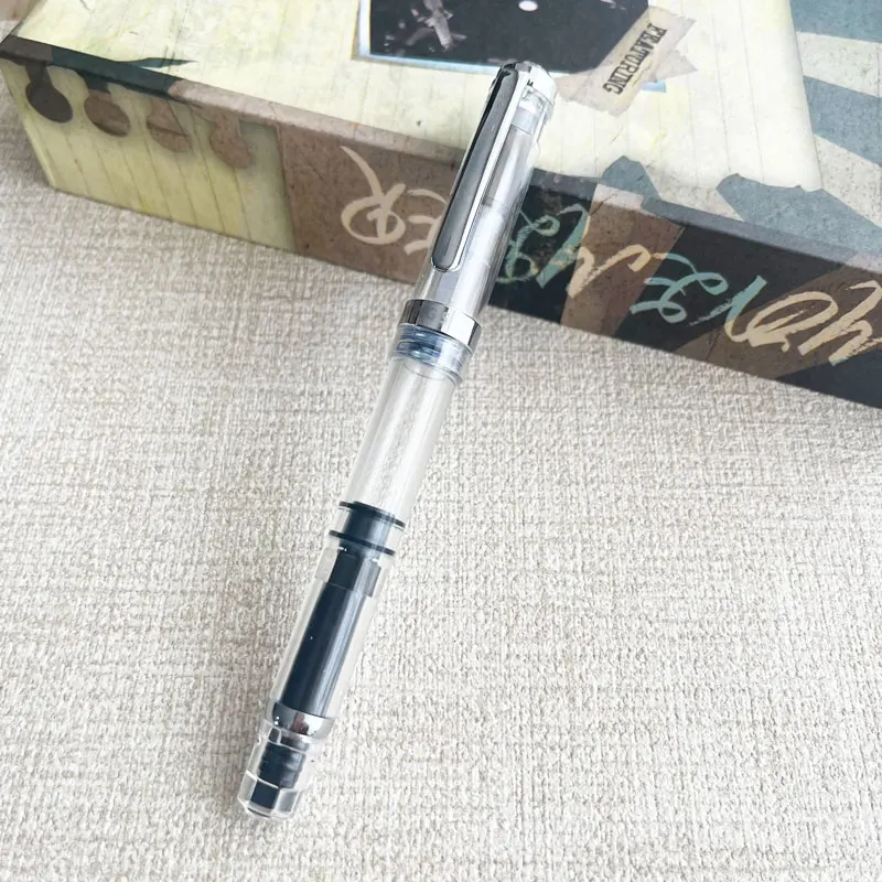 wingsung-698-transparent-vacuum-filling-resin-fountain-pen-fine-ef-f-038mm-05mm-authentic-writing-office-with-clip