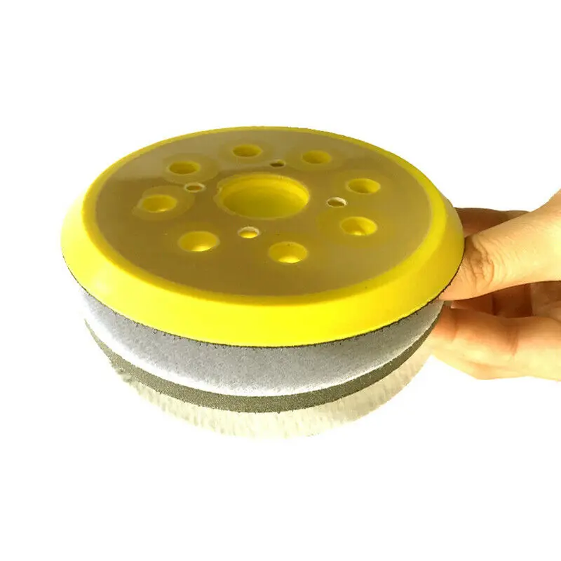 5Inch 125mm 8 Holes Sanding Pad Hook & Loop Backing Plate Polishing Disc Replacement For Most Air Grinders Orbital Sander Parts