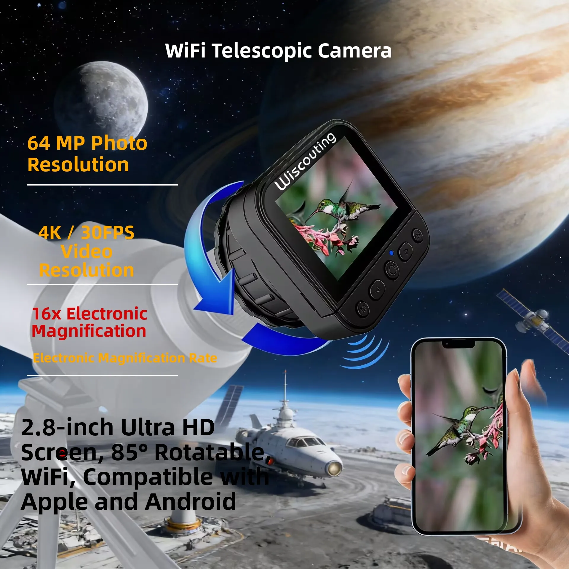 wireless-electronic-eyepiece-for-astronomical-telescope-birdwatching-28-inch-large-screen-camera-mobile-phone-interconnection