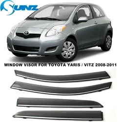 Visiere laterali per Toyota Yaris Vitz 2008 2009 2010 2011 parabrezza deflettori parapioggia accessori Auto SUNZ