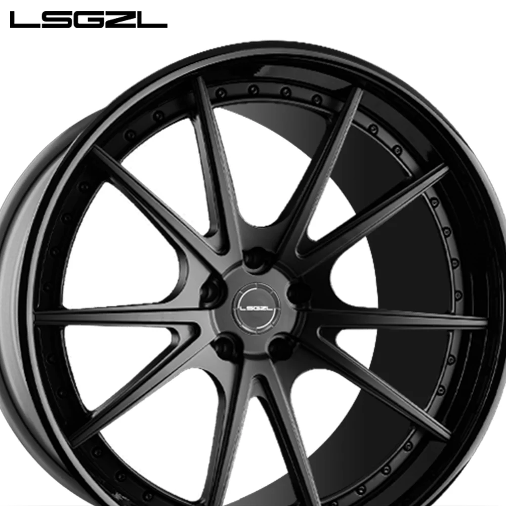 

LSGZL Forged 2-Piece Aluminum Alloy Wheels Custom Sizes 18/19/20/21/22/23/24 Inch New Condition 20/30mm Fit for Luxury Cars