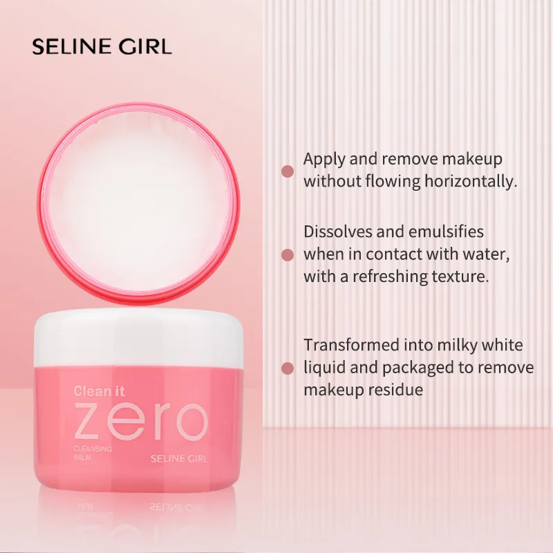 Balsam oczyszczający 3 w 1: Łatwo usuwa makijaż z oczu, ust i twarzy w jednym kroku, delikatne oczyszczanie