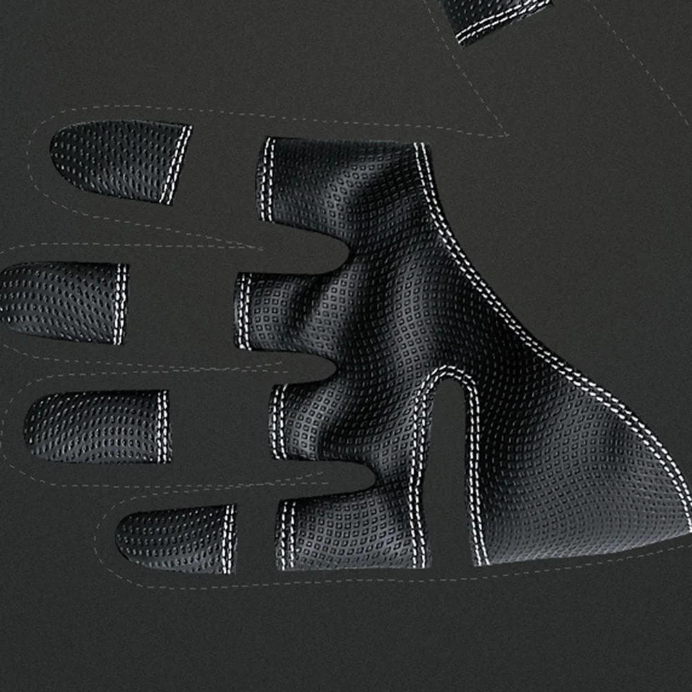 ركوب الدراجات مقاوم للماء قفازات شاشة اللمس شتاء دافئ الرياضة في الهواء الطلق قفازات الرجال النساء حجم L أسود الجري تسلق