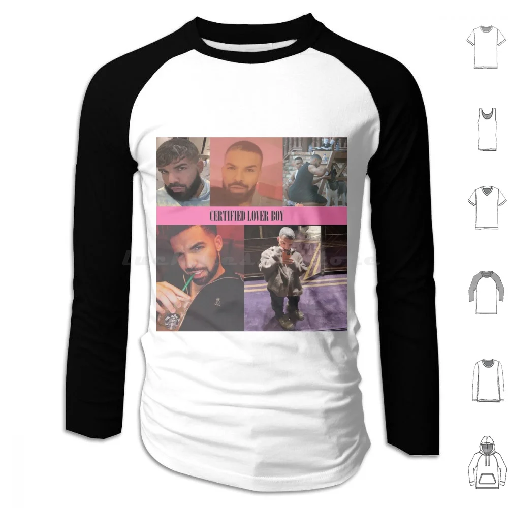 Bbl Drake Tapestry Hoodie cotton Long Sleeve Drake Bbl Drake Certified Lover Boy College Bbldrake Meme Nicki Minaj