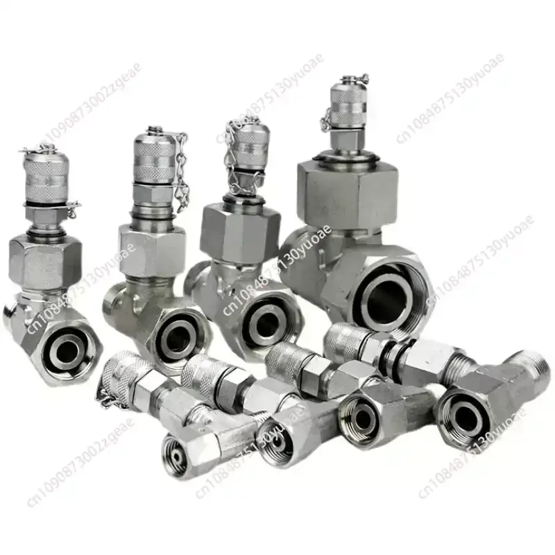 20 Joints 14 Tees Excavator Pressure Test Tee Pilot Distribution Valve Travel Hydraulic Maintenance  Gauge Adapter Kit