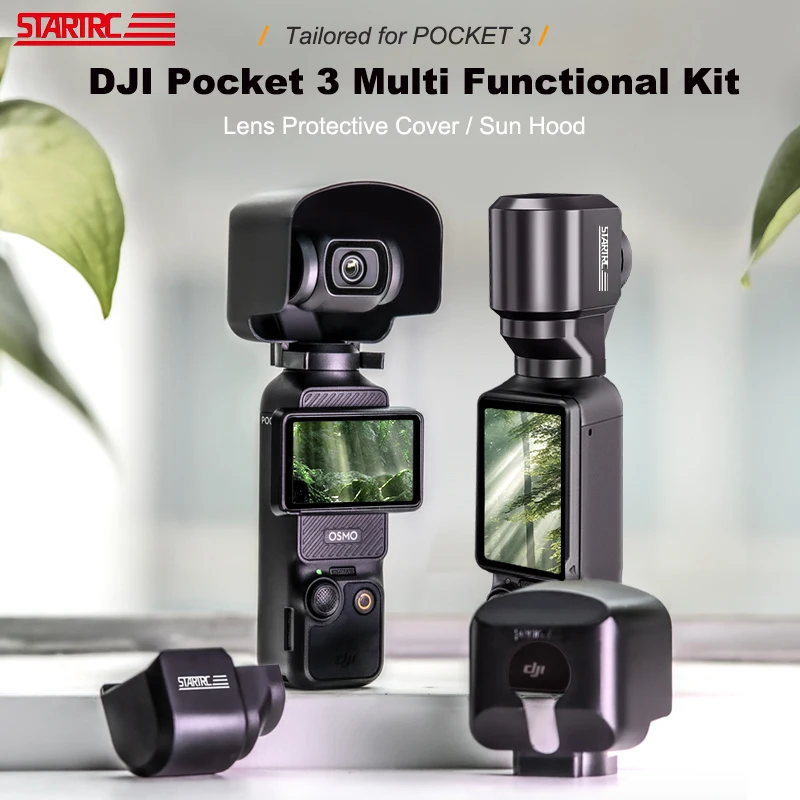 For DJI Osmo Pocket 3 Accessories List Expansion Adapter Mount Frame Bracket Base Magnetic Fill Light Bicycle Holder Mini Tripod