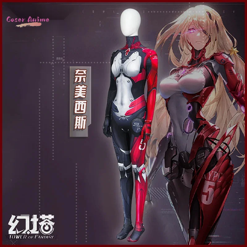 Coser Game Tower of Fantasy NEMESIS Косплей Костюм Униформа Хэллоуин Карнавал Вечеринка Рождественская игра Ролевая одежда Одежда
