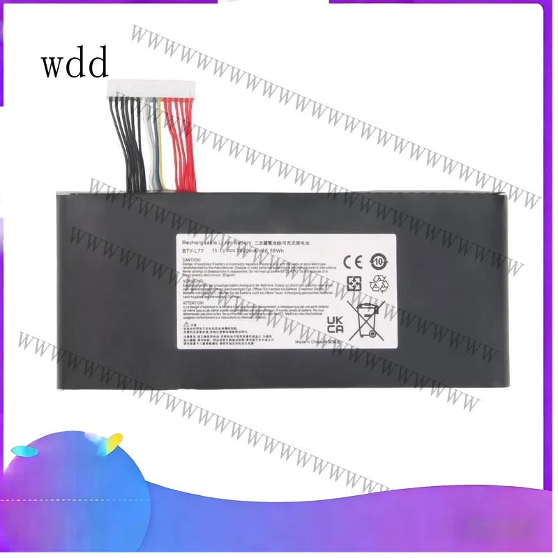 Batería para Portátil HH BTY-L77 para MSI GT72 2QD GT72S 6QF GT80 2QE Series MS-1781 MS-1783 2PE-022CN 2QD-1019XCN 2QD-292XCN 11.1V