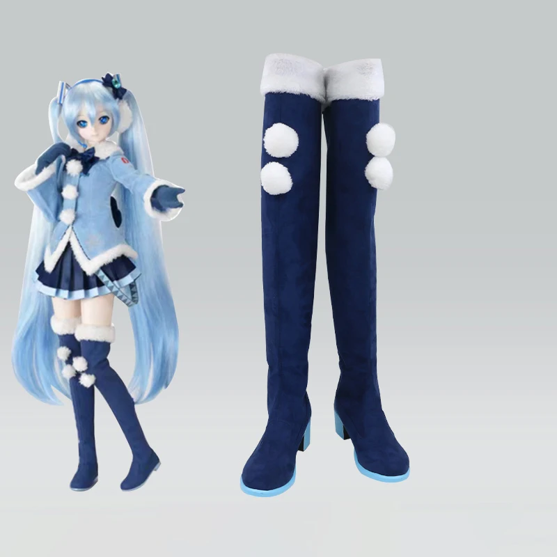 

Snow Miku 20012, обувь для косплея, женские ботинки, обратите внимание на рост обуви и окружность ног при размещении заказа