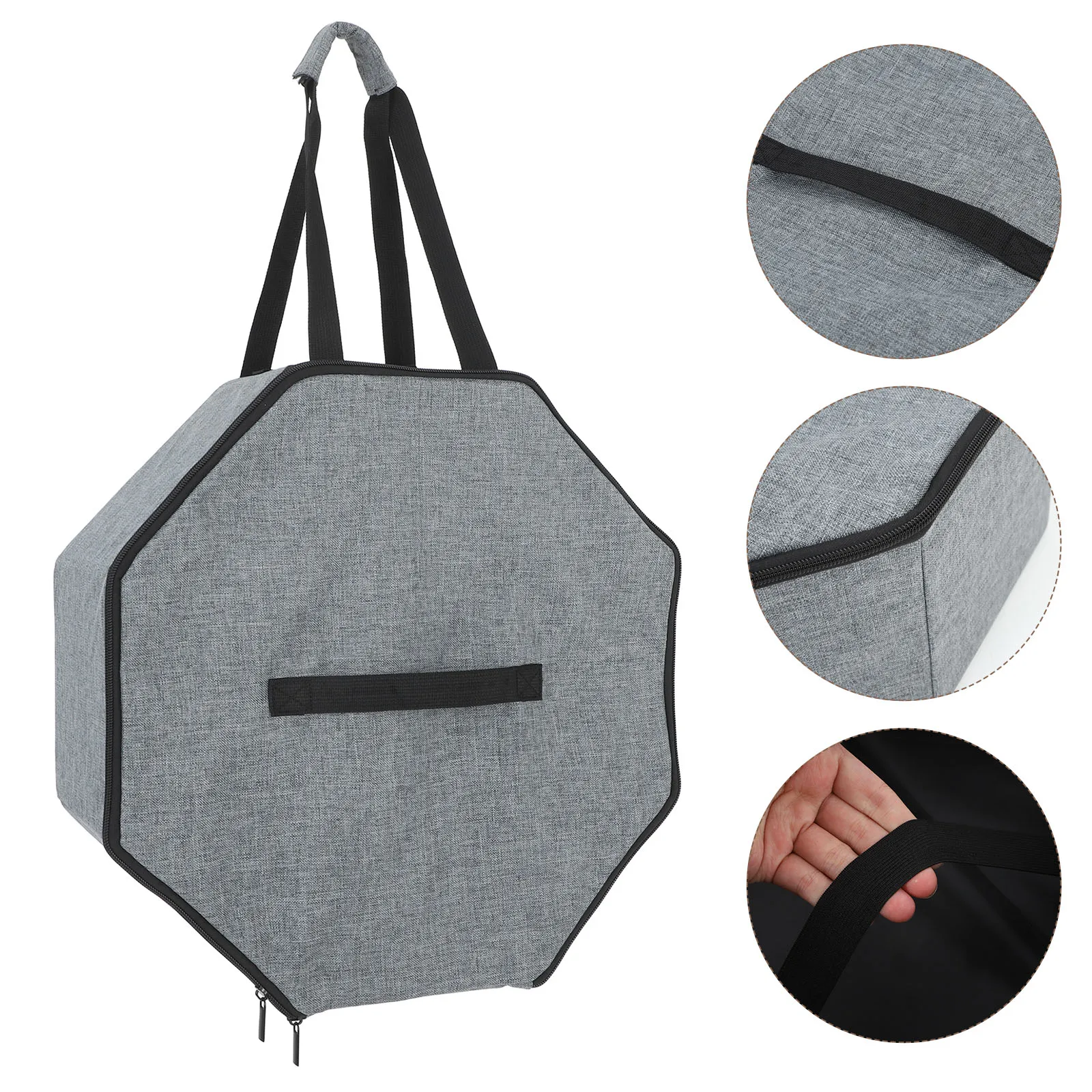 

Hat Storage Bag Cowboy Case Boxes for Women Holder Truck Sub Bags Organizer Decorative Light Grey Carrier Travel Clear